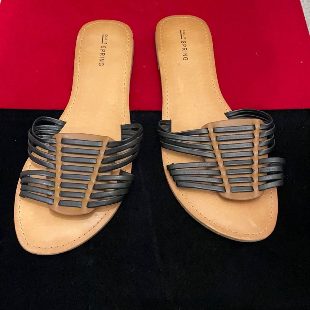 Leather sandals